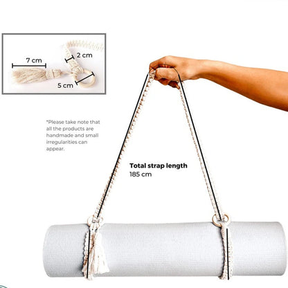 Flow Ritual Strap – Alça de Macramé para Transportar o Tapete de Yoga