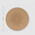 Grounded Yoga Mat – Round, Non-slip, and Feminine Energy