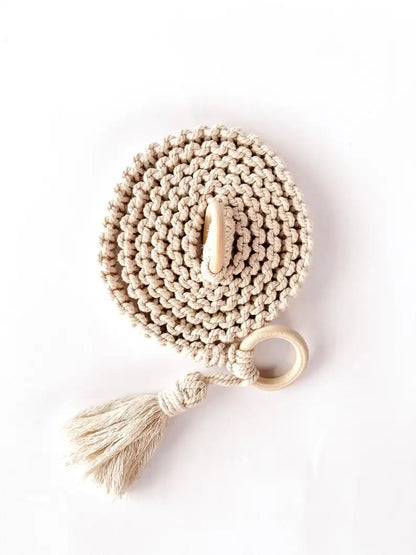Flow Ritual Strap – Alça de Macramé para Transportar o Tapete de Yoga