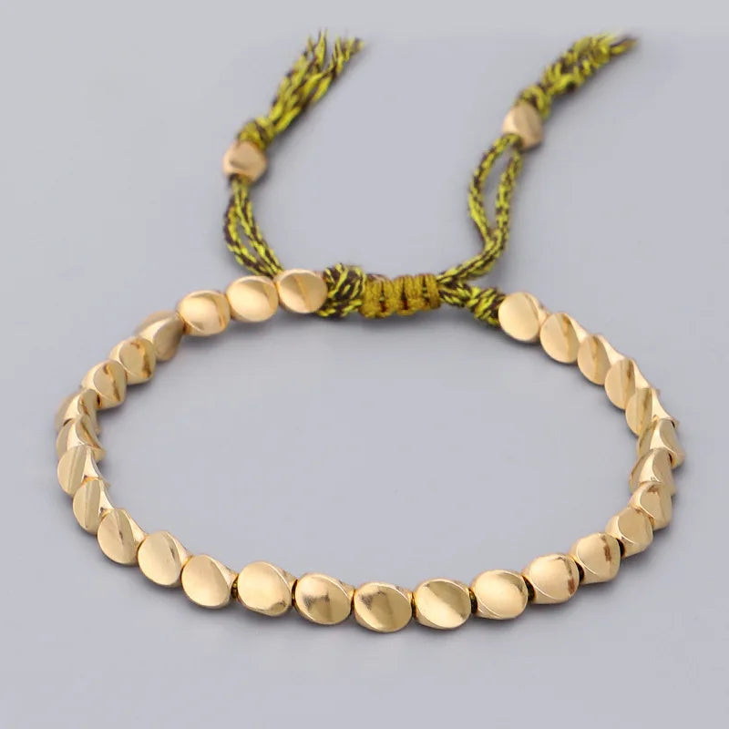 Pulsera Mantra – Intención Tejida a Mano
