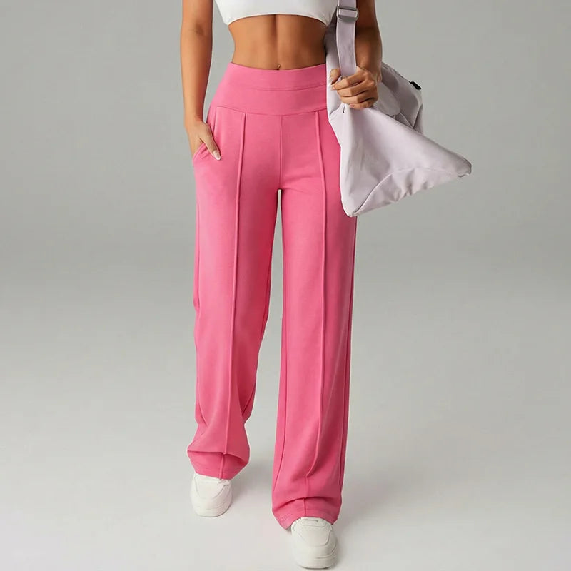 Malka Wide Pocket Pants – Soft Strength and Functional Elegance