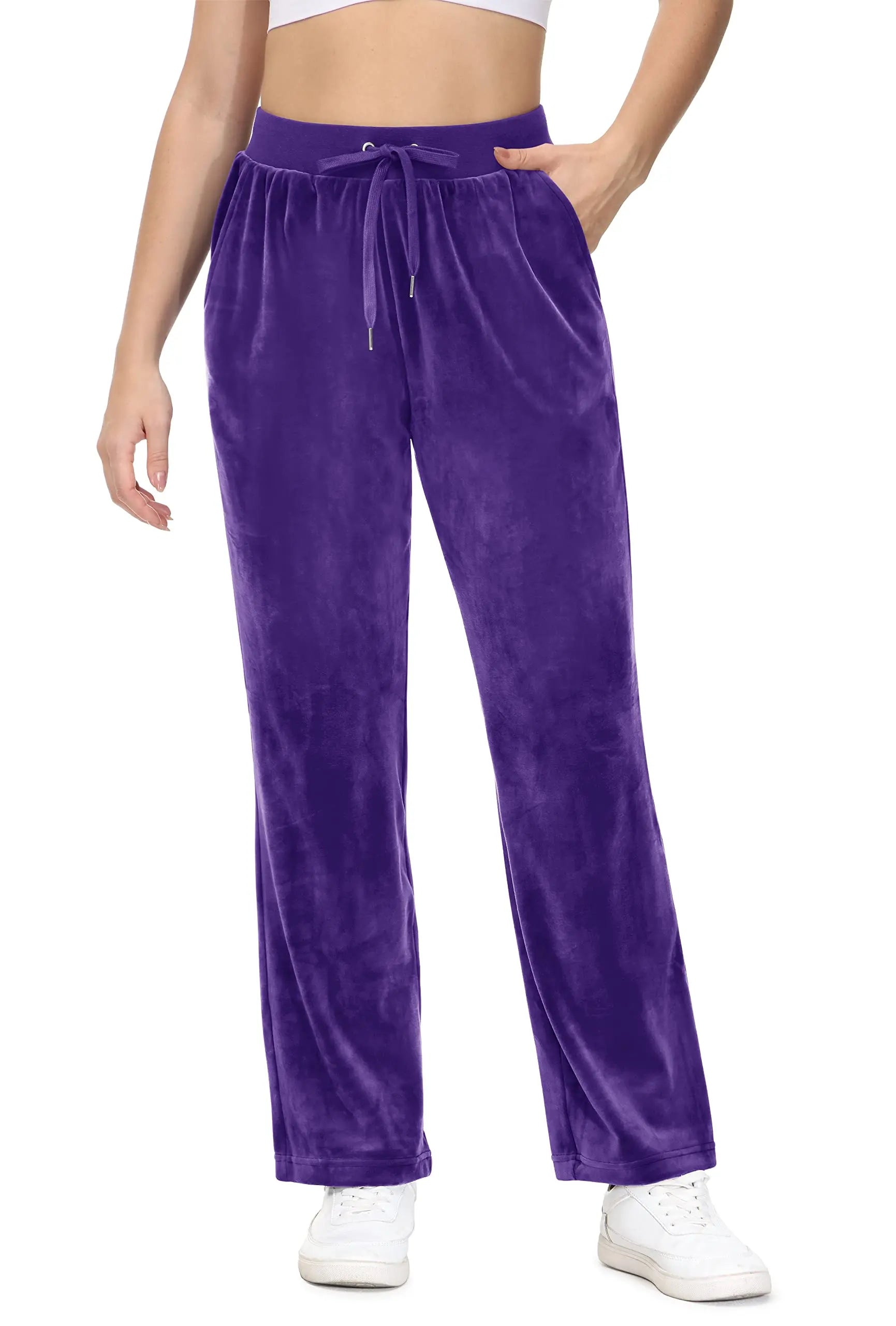 Pantalones de Yoga Soft Flow • Terciopelo Cálido y Movimiento Libre
