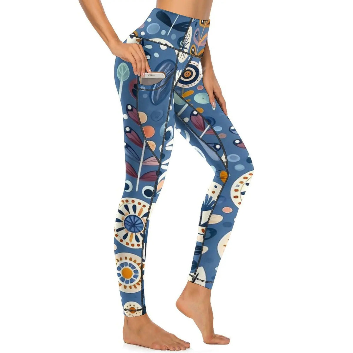 Prana Bloom – leggings femininas florais retro, imagem de produto e estampados disponíveis 15