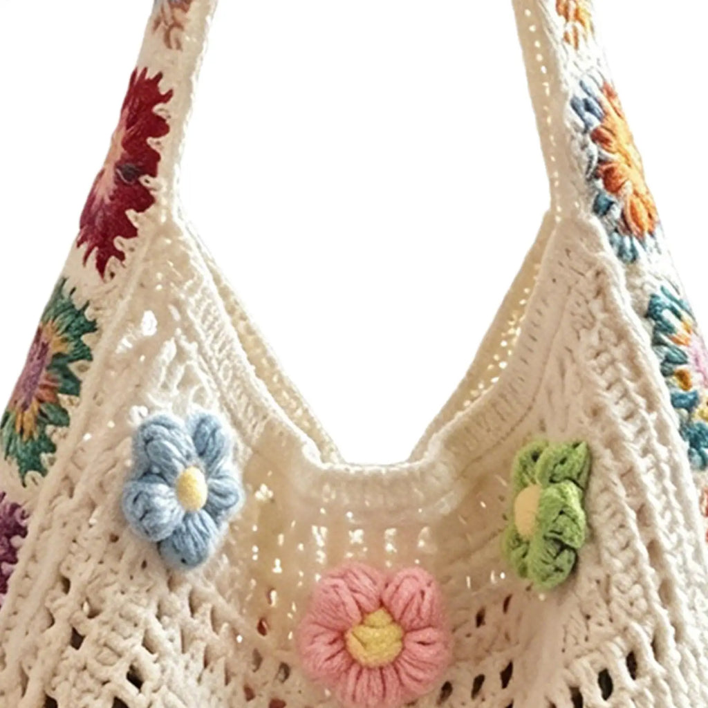 Wildflower Crochet Bag – Delicadeza e Estilo