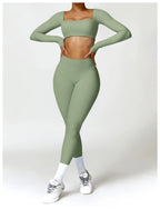 NirvaFit – Pantalones de Yoga Slim para Energía y Estilo Natural