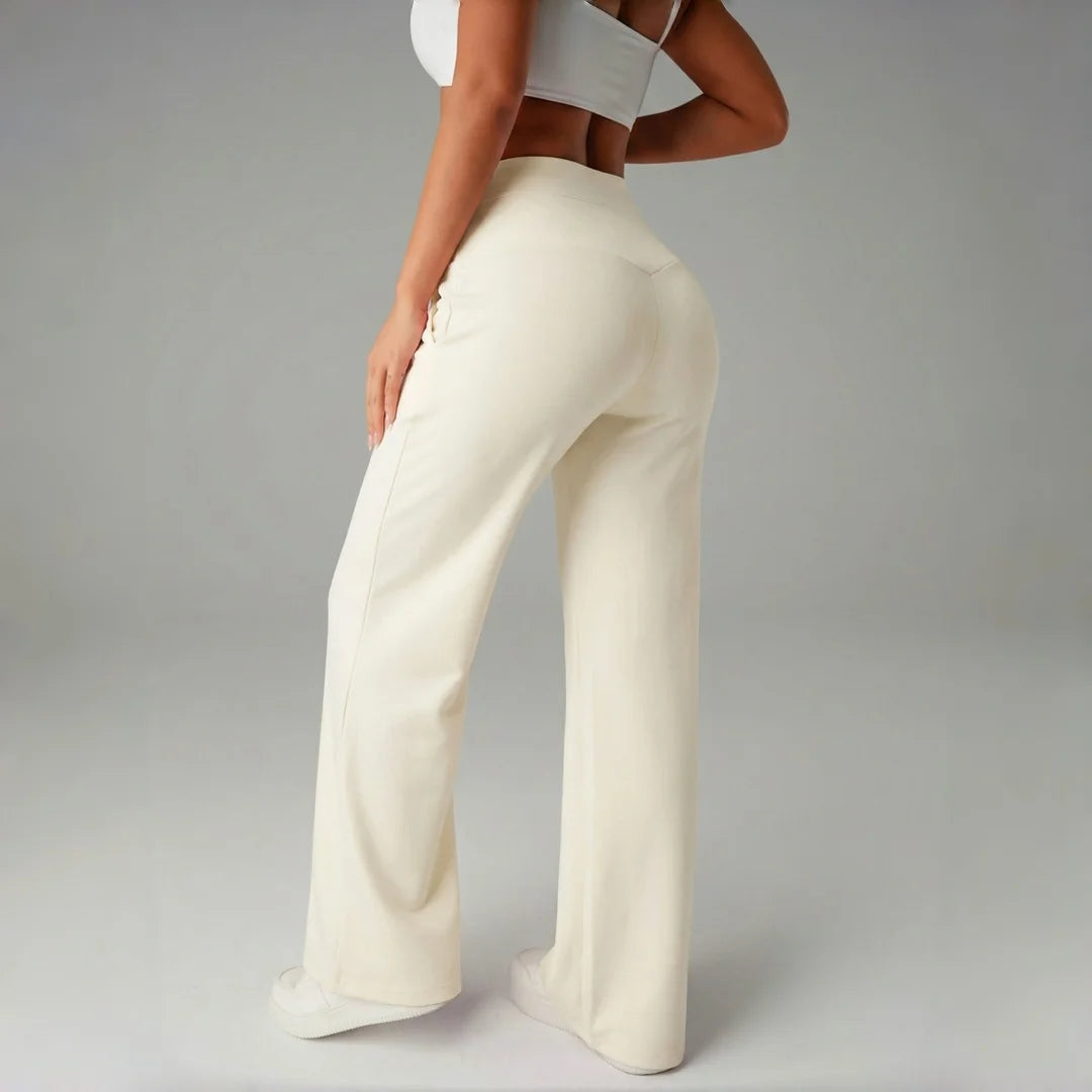 Malka Wide Pocket Pants – Soft Strength and Functional Elegance