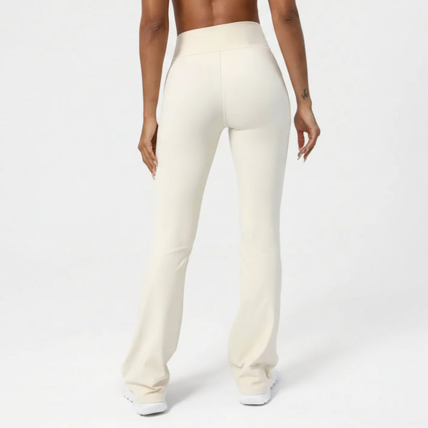 White Harmony Pants – Wide-Leg White Yoga Pants