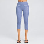 Leggings Capri de Yoga Prana Stripe