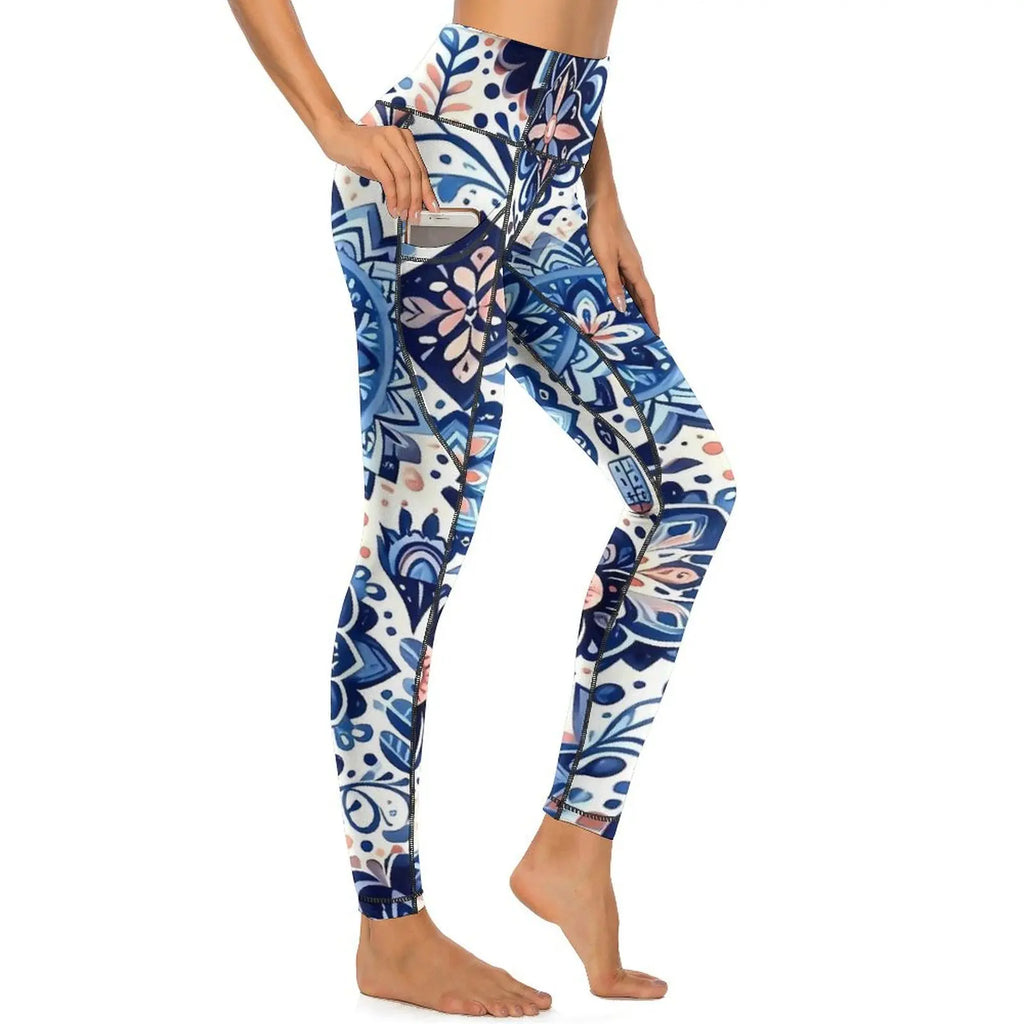 Prana Bloom – leggings femininas florais retro, imagem de produto e estampados disponíveis 18