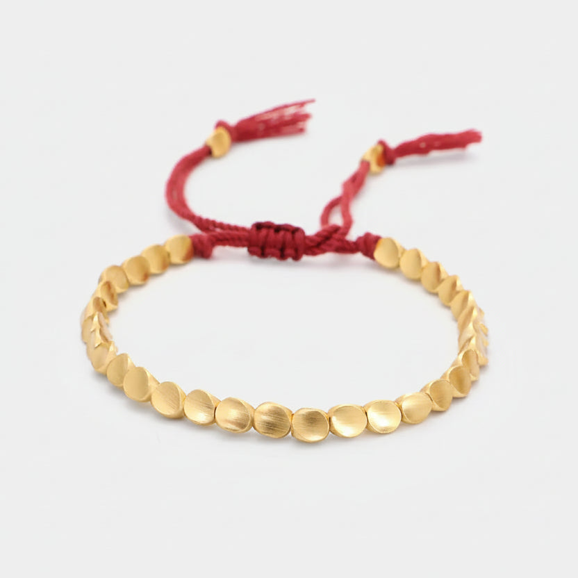 Pulsera Mantra – Intención Tejida a Mano