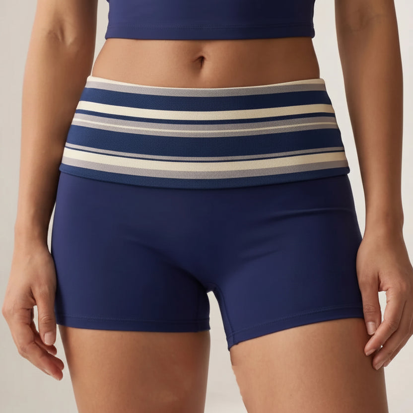 Golden Leaf Shorts – Elegance in Motion
