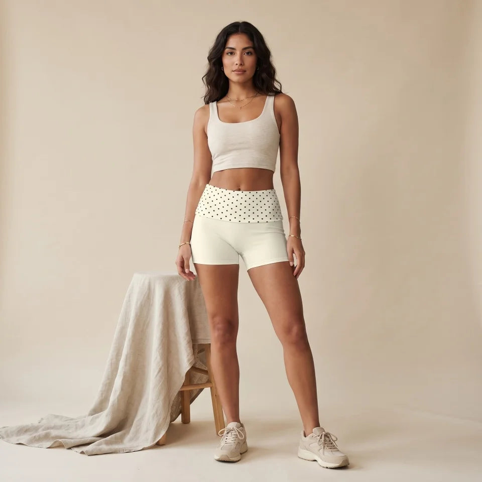 Golden Leaf Shorts – Elegance in Motion