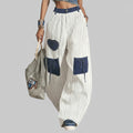 Calças Wide Leg com Bolsos Patchwork Urban Prana