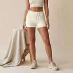 Golden Leaf Shorts – Elegance in Motion