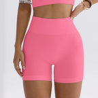Ribbed Sculpt Shorts – Calções de Yoga de Cintura Alta para Movimento Consciente