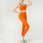 Conjunto de Yoga 2 Peças Shakti Cross laranja