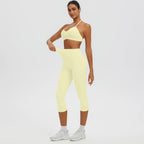 Conjunto de Yoga 2 Peças Shakti Ease amarelo claro