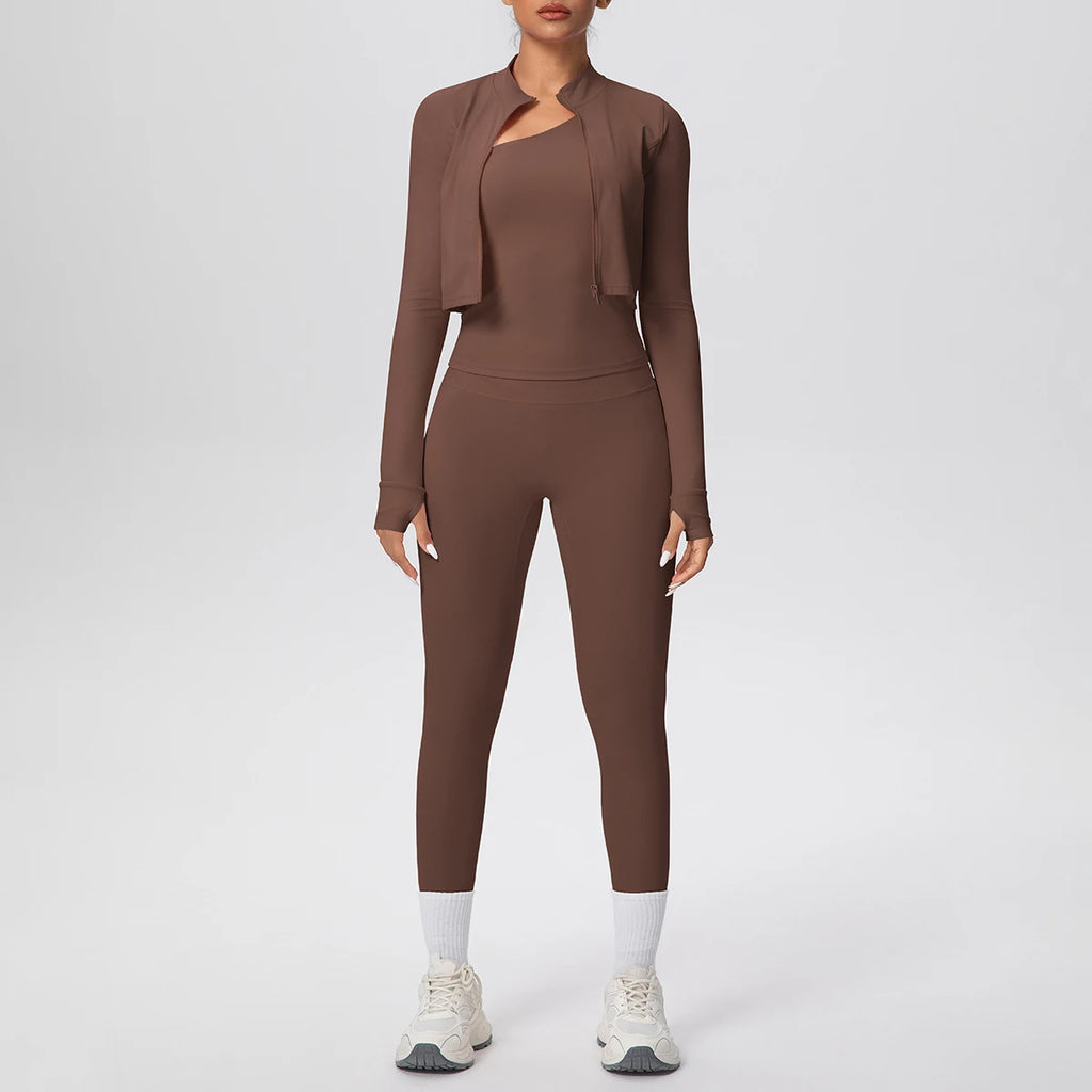 Conjunto Tríade Flow (3 Peças) – Movimento e Energia Feminina