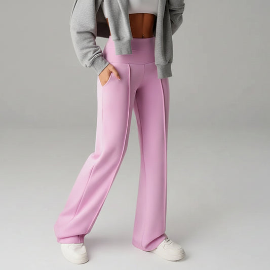 Malka Wide Pocket Pants – Soft Strength and Functional Elegance