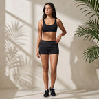 Golden Leaf Shorts – Elegance in Motion