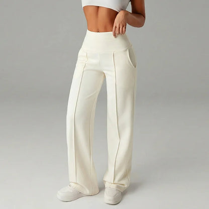 Malka Wide Pocket Pants – Soft Strength and Functional Elegance