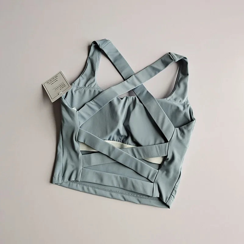Grace Fit Bra – Elegancia y Soporte para Entrenamiento y Yoga