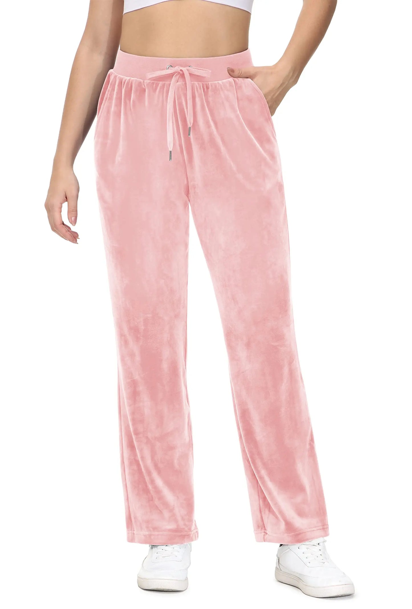 Soft Flow Yoga Pants • Warm Velvet and Free Movement 