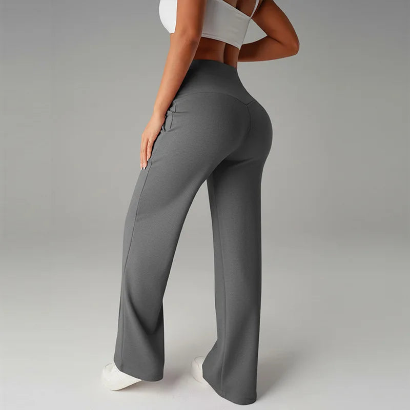 Malka Wide Pocket Pants – Soft Strength and Functional Elegance