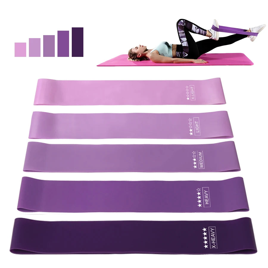 Elastic Resistance Bands for Home Training