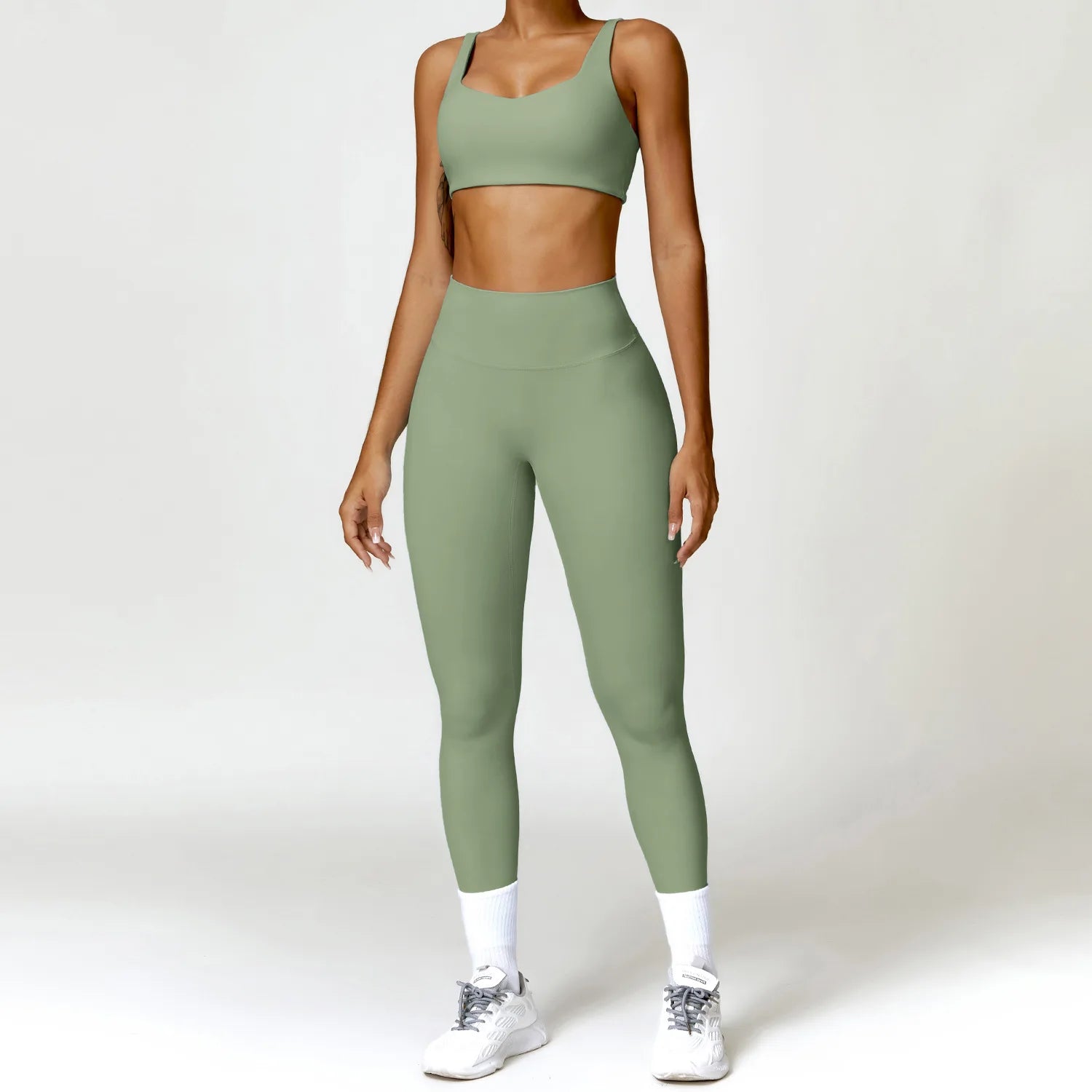 NirvaFit – Pantalones de Yoga Slim para Energía y Estilo Natural