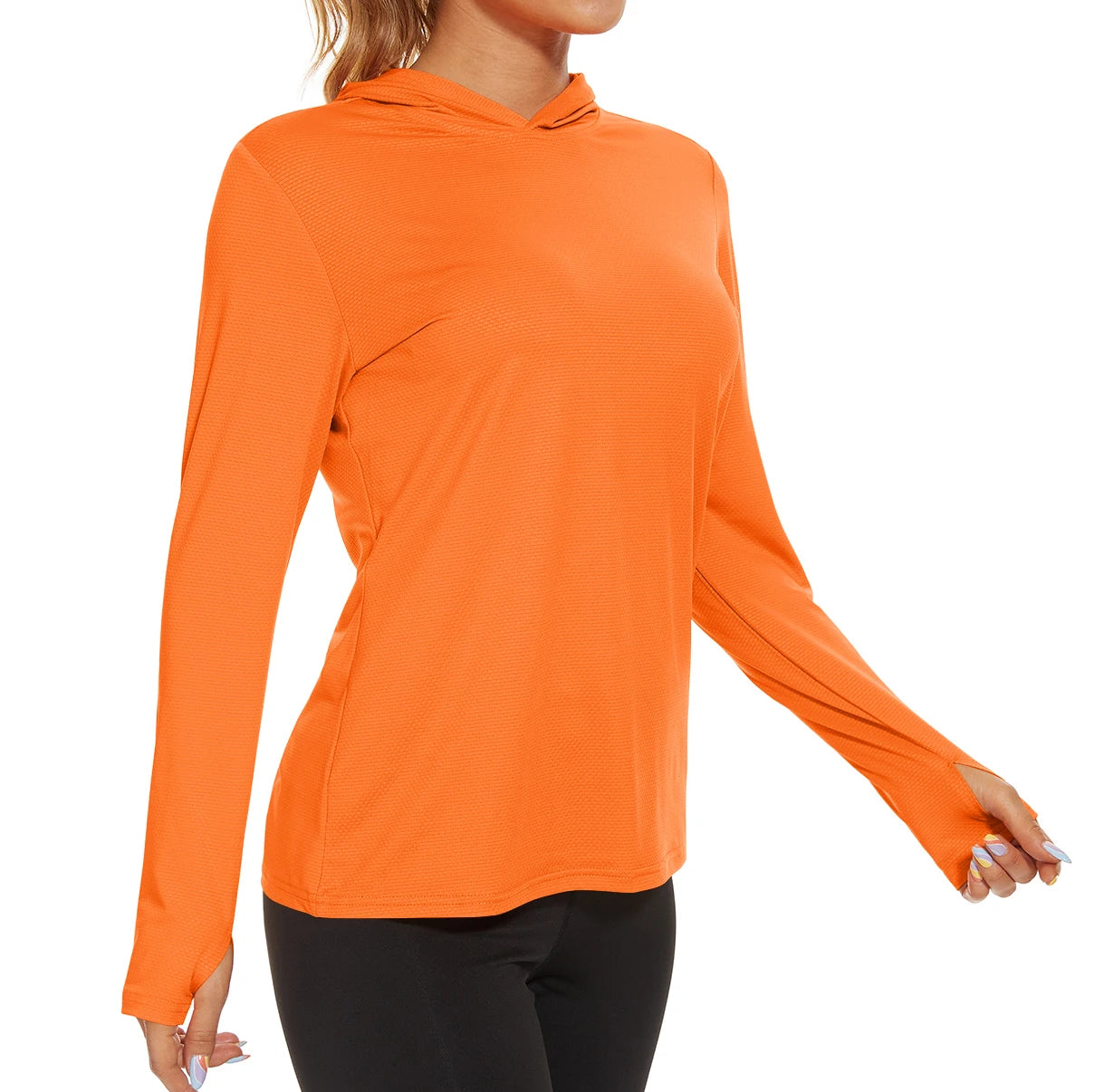 Camiseta SunGuard Flow – Manga Larga con Capucha y Protección UPF 50+