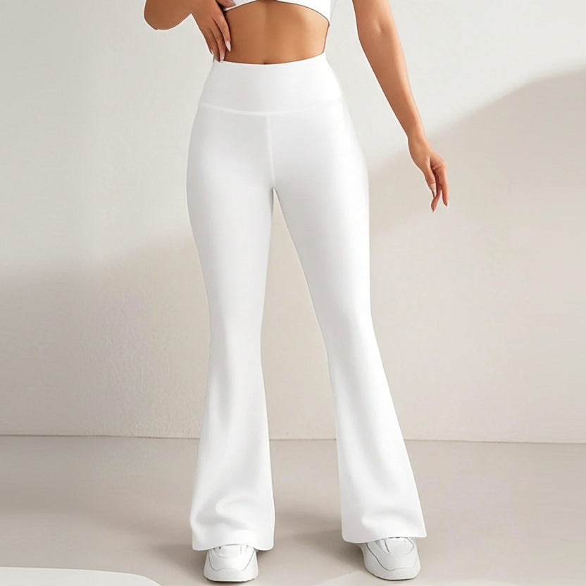 Tranquil Flow White Leggings – Relaxed Body, Present Spirit