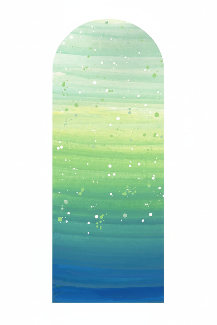 Suede Flow Mat – Semicircular Suede Yoga Mat