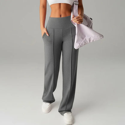 Malka Wide Pocket Pants – Soft Strength and Functional Elegance
