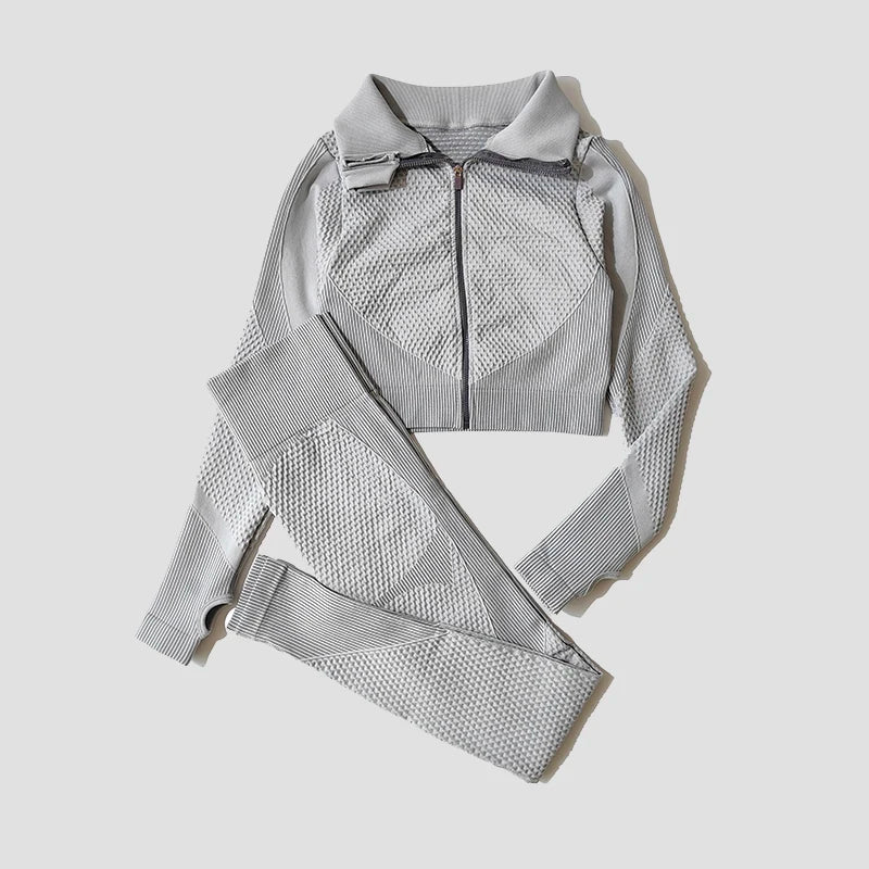 Eternal Flow Set – Seamless Yoga Set 2/3 Pieces 