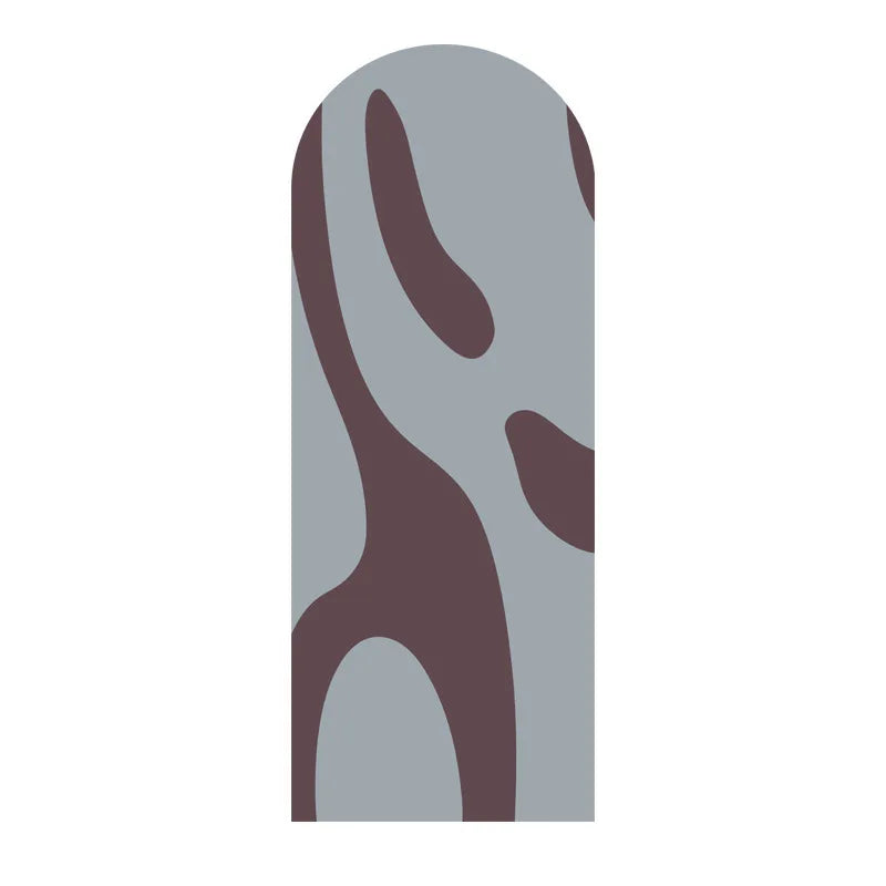 Suede Flow Mat – Semicircular Suede Yoga Mat