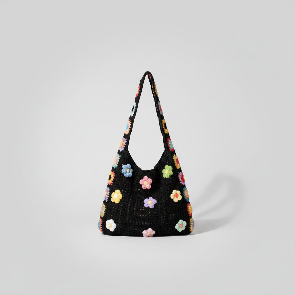 Wildflower Crochet Bag – Delicadeza e Estilo