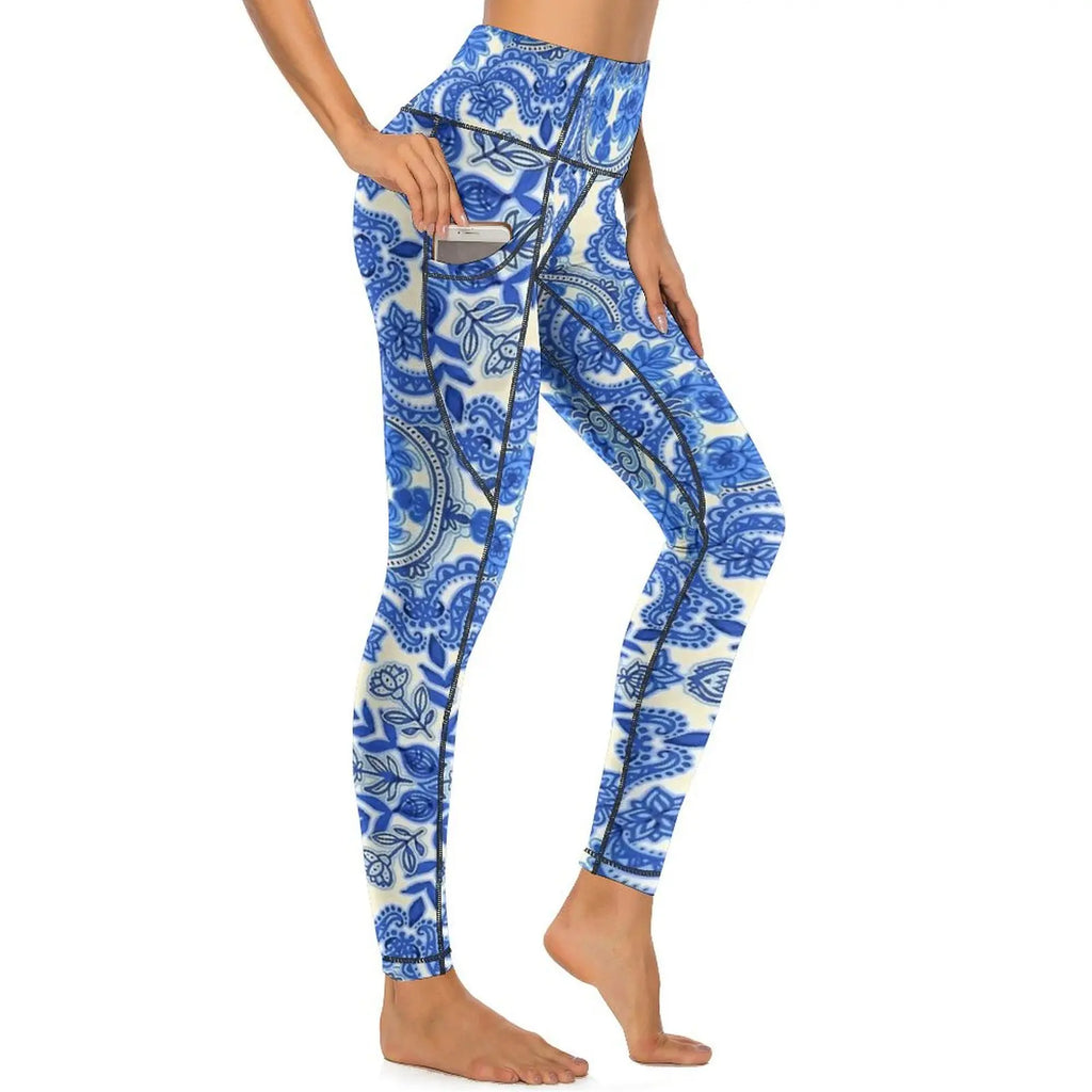 Prana Bloom – leggings femininas florais retro, imagem de produto e estampados disponíveis 22