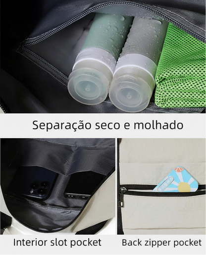 Saco Weekender Flow – Mobilidade e Elegância Funcional