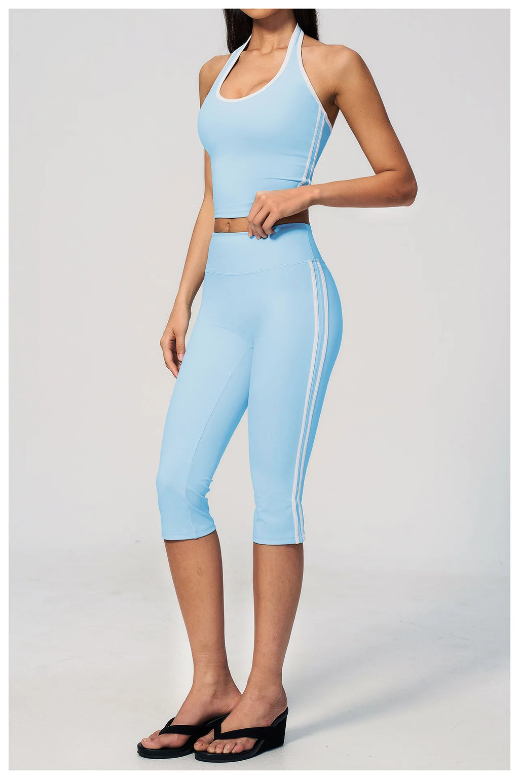Leggings Capri de Cintura Alta para Yoga Ananda Move