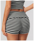 Calções de Yoga Cintura Dobrável Prana Stripe