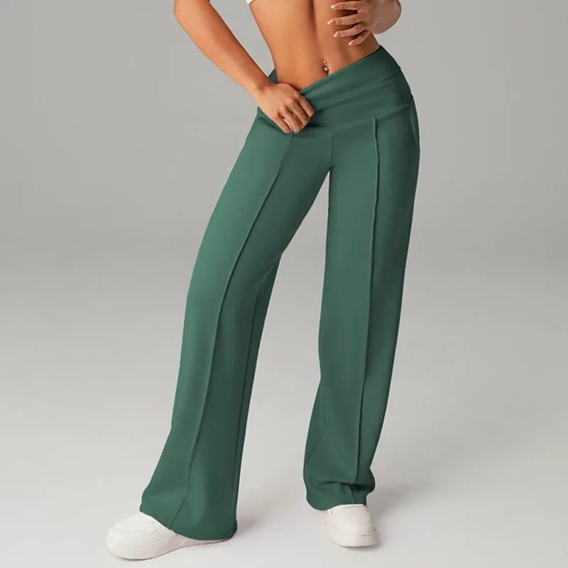 Malka Wide Pocket Pants – Soft Strength and Functional Elegance