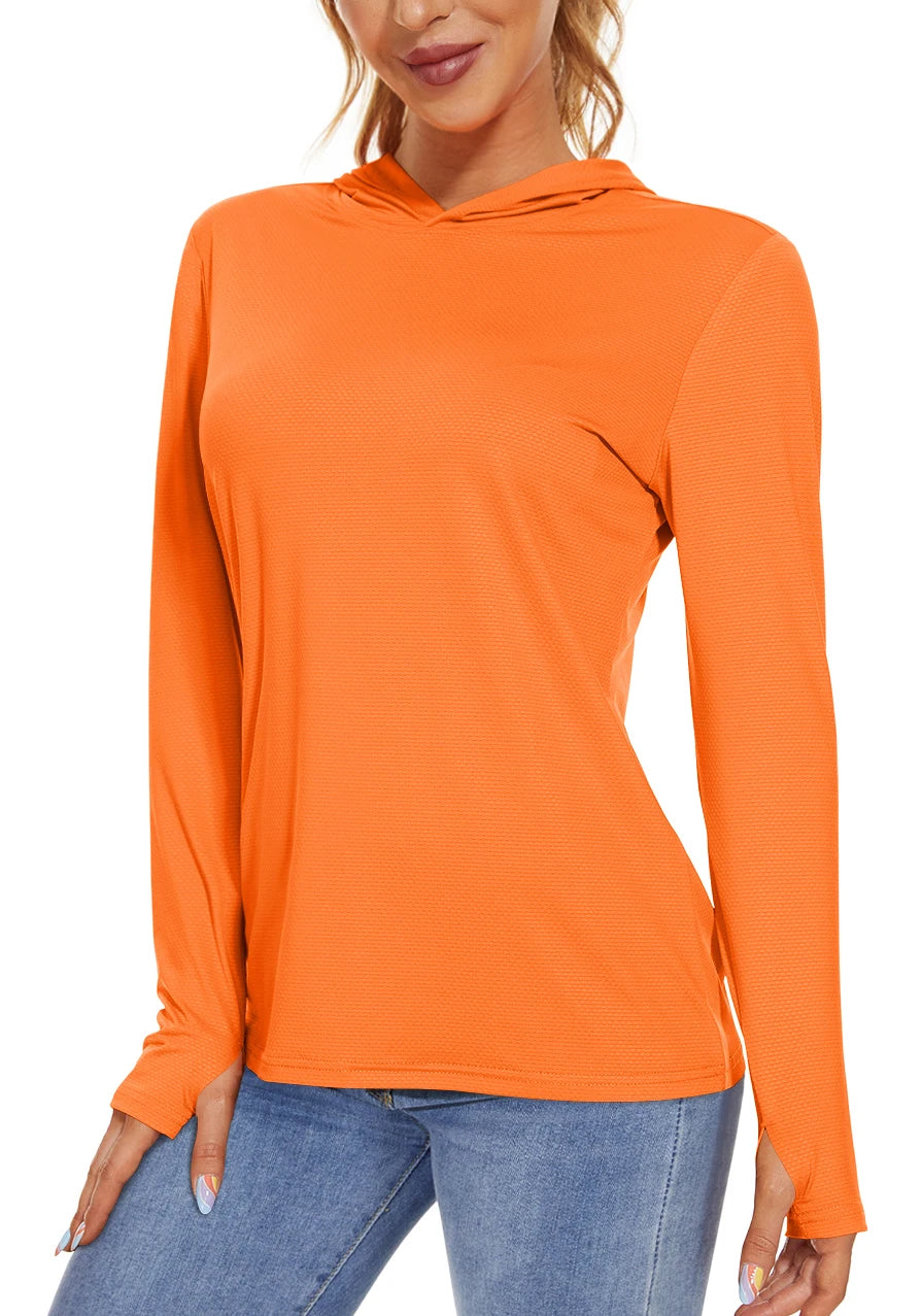 Camiseta SunGuard Flow – Manga Larga con Capucha y Protección UPF 50+