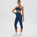 Conjunto de Yoga 2 Peças Shakti Ease azul marinho