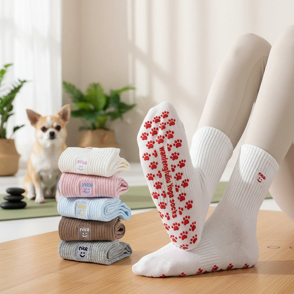 Paw Flow Socks – Meias de Yoga Antiderrapantes