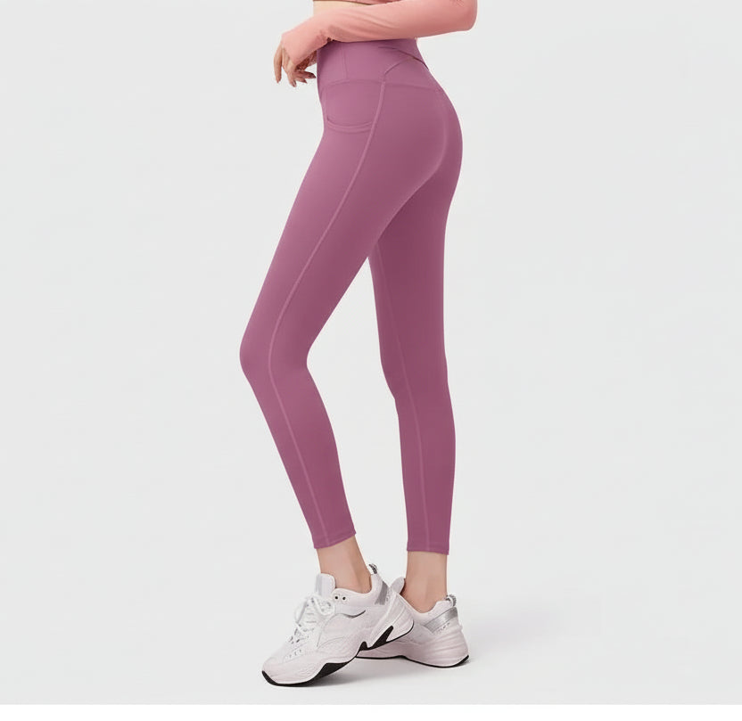 Anahata Cross Leggings – Support, Lift, Flow