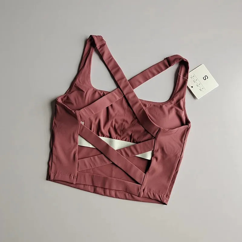 Grace Fit Bra – Elegancia y Soporte para Entrenamiento y Yoga