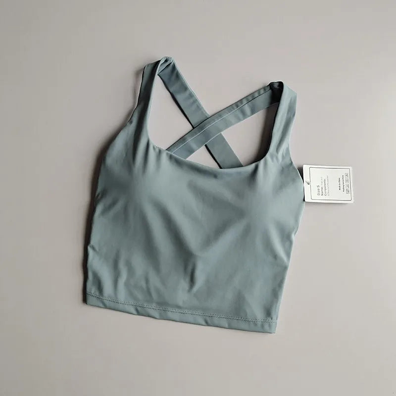 Grace Fit Bra – Elegancia y Soporte para Entrenamiento y Yoga