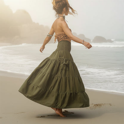 Bohemian Flow Skirt – Boho Style Flowy Maxi Skirt