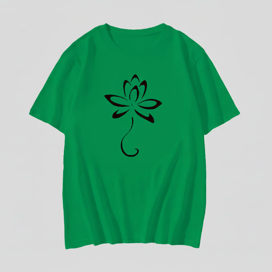 T-shirt Lotus Spirit – Minimalismo e Conexão com o Corpo